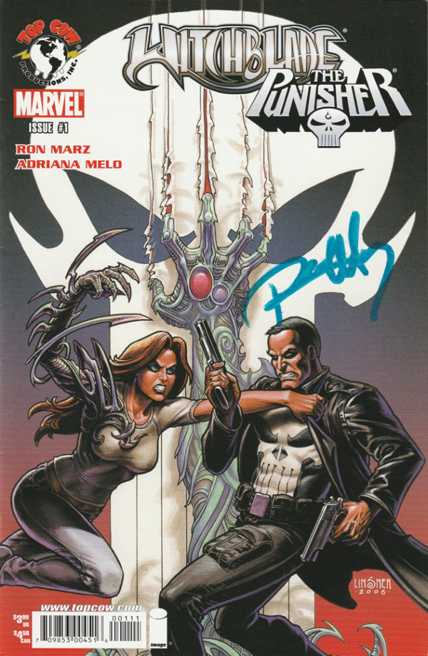 Witchblade Punisher (2007 Top Cow) (One Shot) Signed by Ron Marz