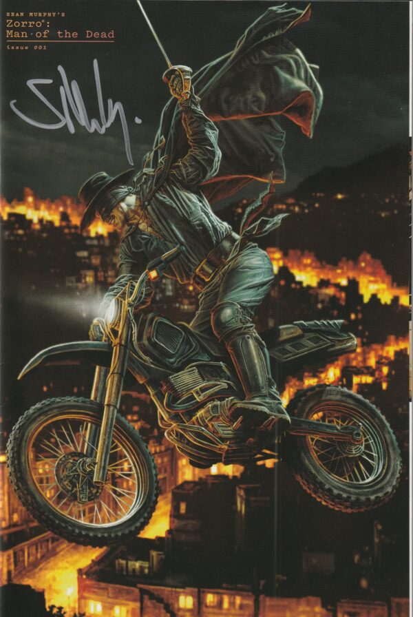 Zorro Man of the Dead Issue 1 - Signed by Sean Murphy - Certificate of Authenticity  included