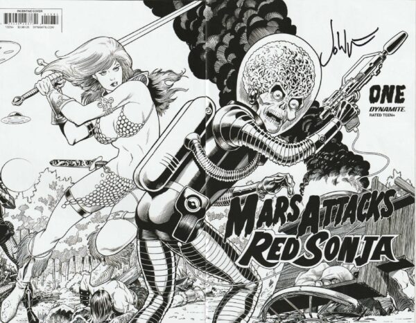 Mars Attacks Red Sonja (2020 Dynamite) #1 - Signed by John Layman