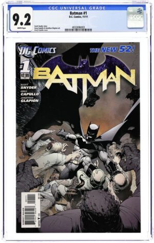 Batman Issue 1 (2011) - First Printing CGC 9.2