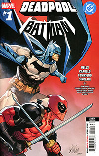 Deadpool Batman 1 - Fourth Printing cover by Leinil Francis Yu