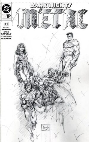 DC W.I.P. Dark Nights Metal -  A3 Sized Artist edition